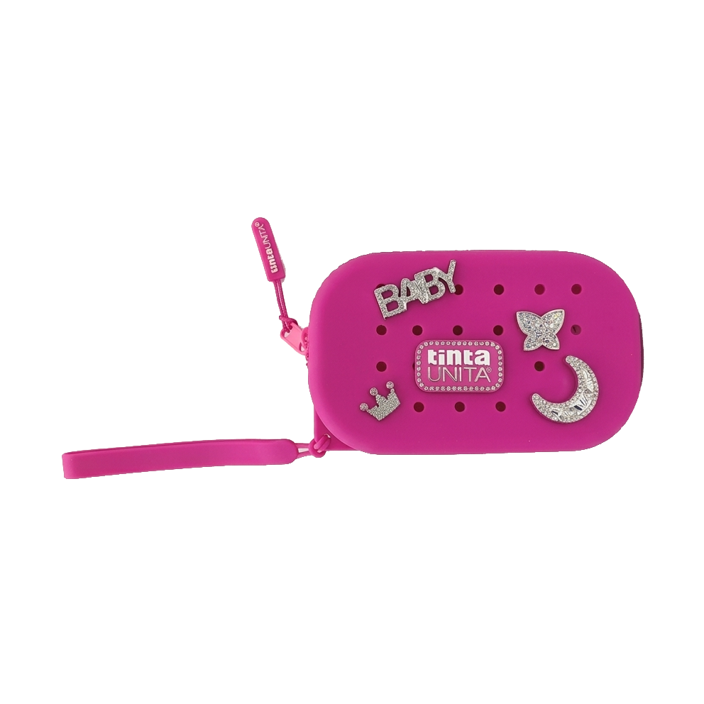 Pochette Round Pouch Tinta Unita Click Click