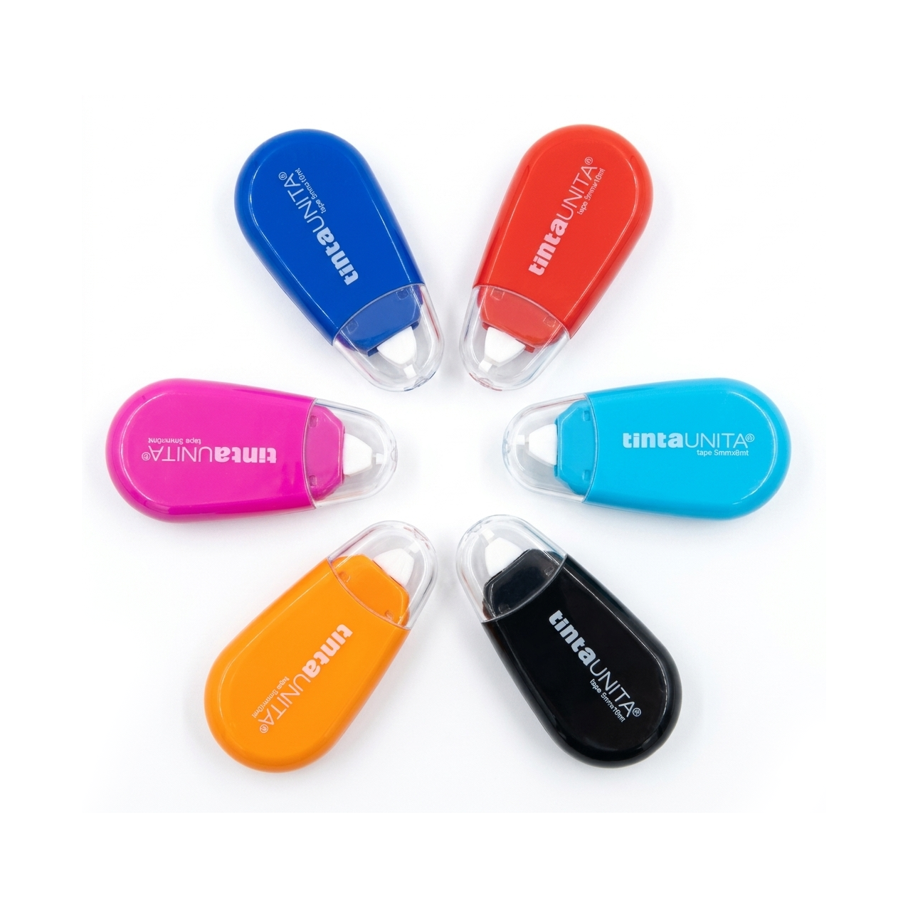 Correttore a Nastro Oval Mini Tinta Unita 6 mt 1pz