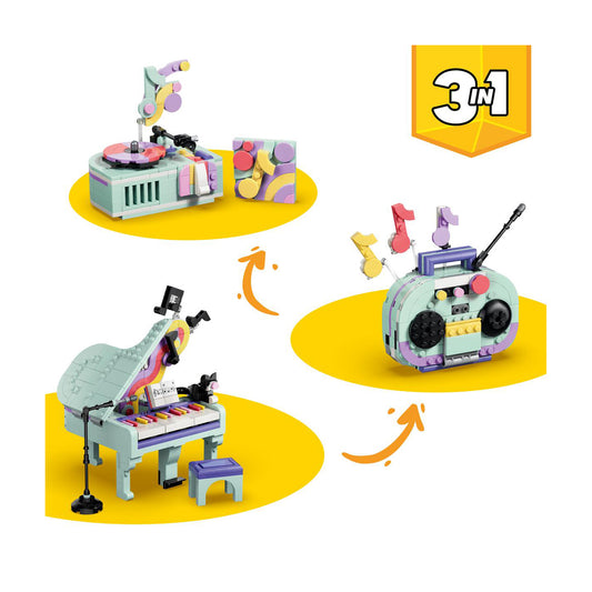 Lego Creator 3in1 Pianoforte Decorativo con Gatto