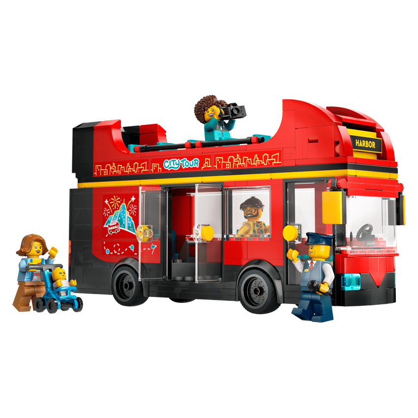 Lego City 60407 Autobus Turistico Rosso a due Piani