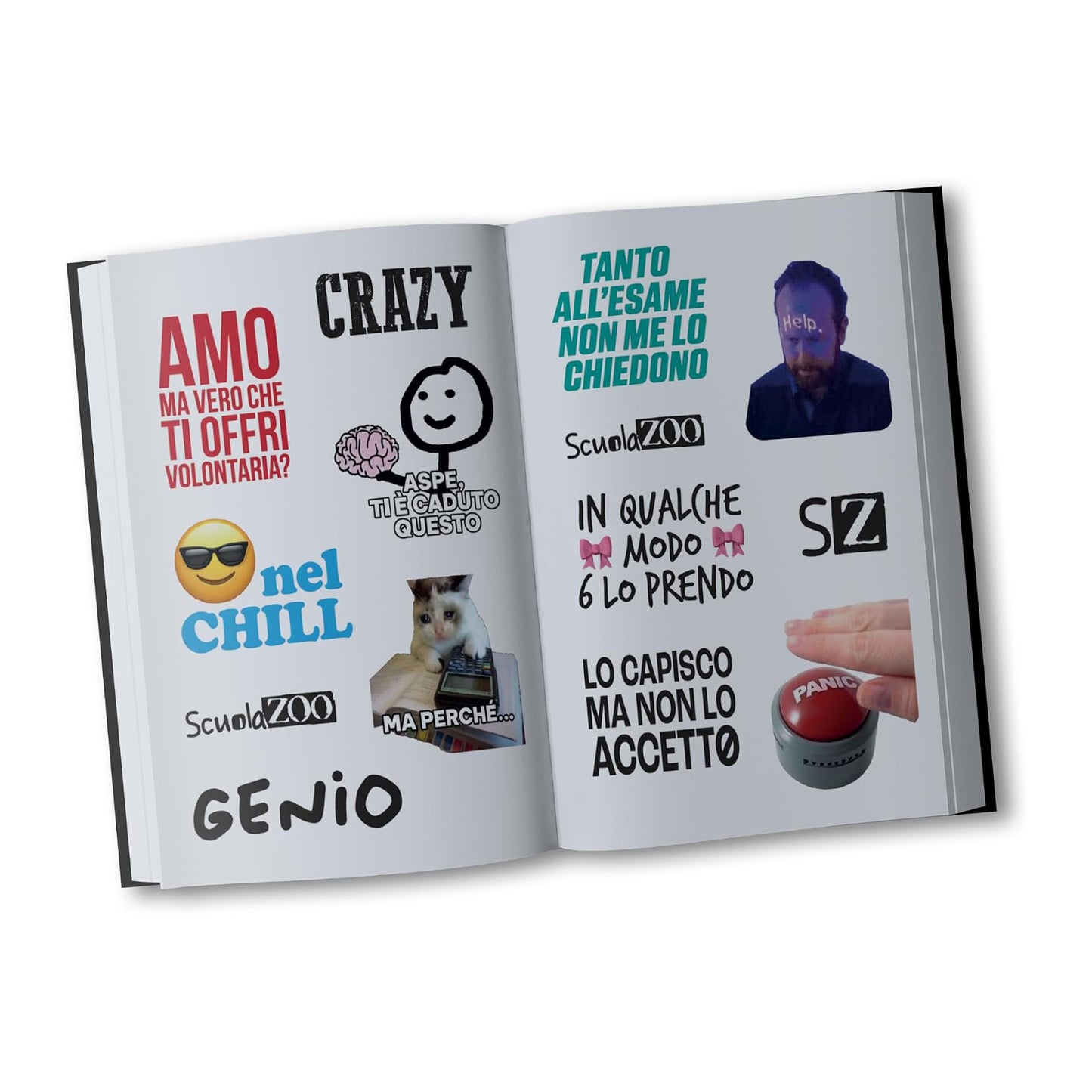 Diario Scuola Zoo Mini 16 Mesi Nero Agenda 2027