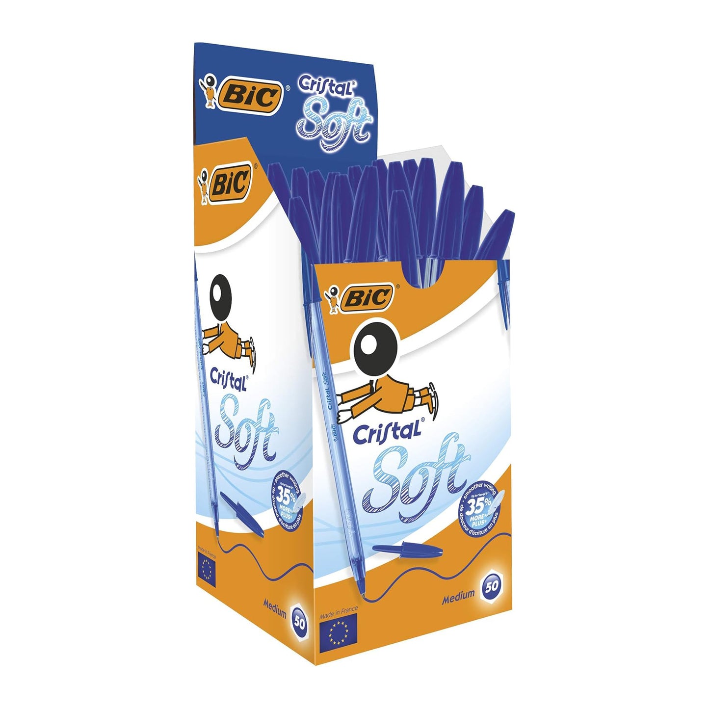 Bic Cristal Soft Pacco da 50 pz