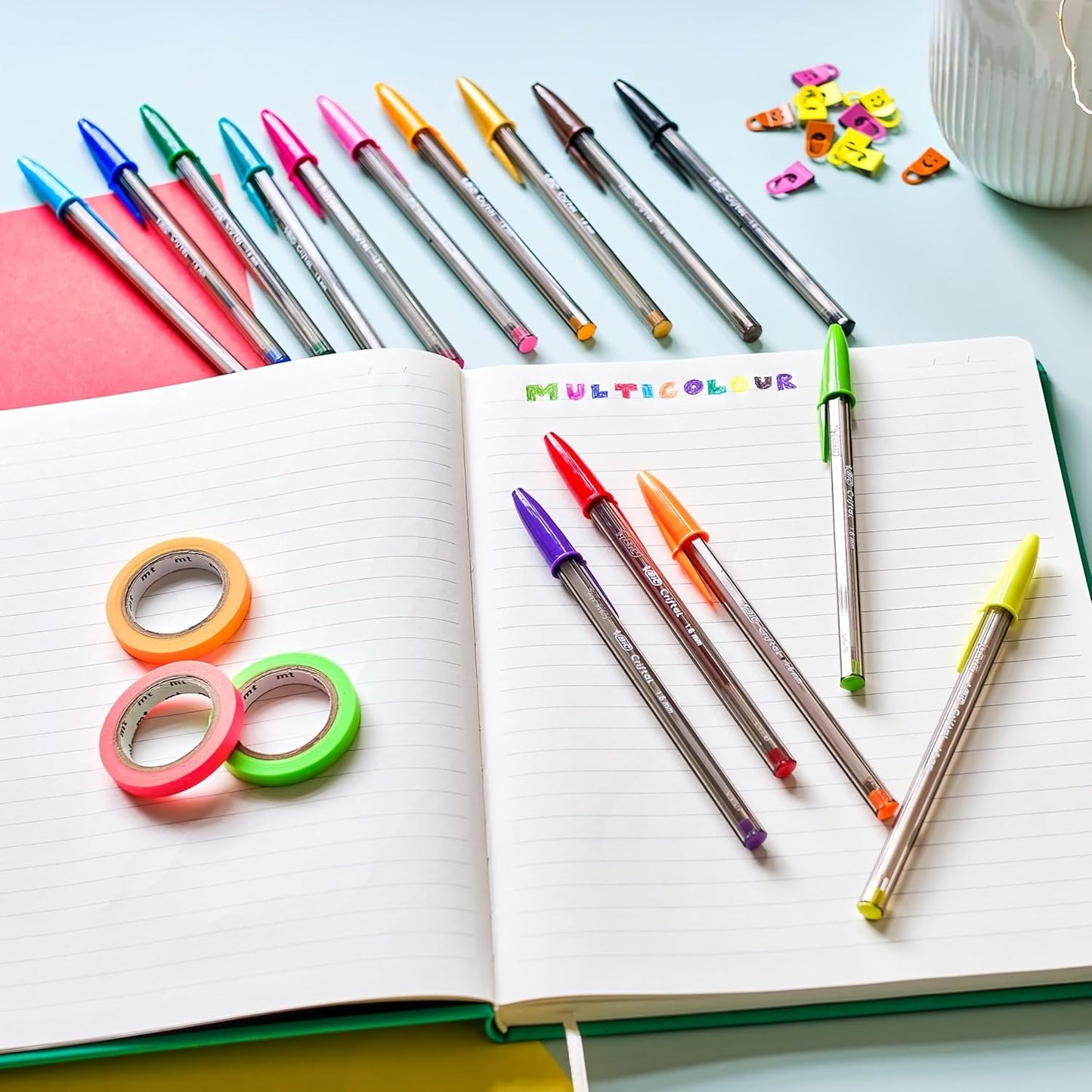 Bic Cristal Multicolor 1.6 Set 15 Pezzi