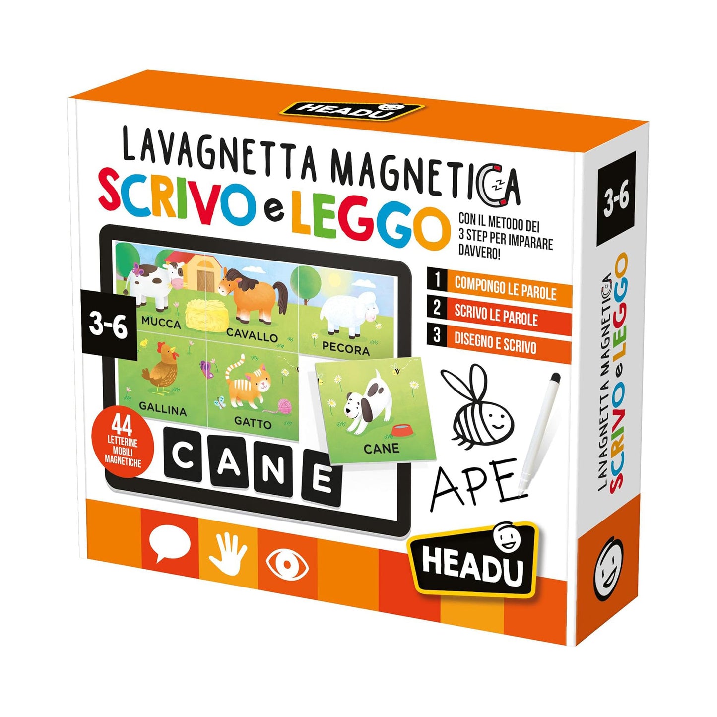 Lavagnetta Magnetica Scrivo e Leggo Headu