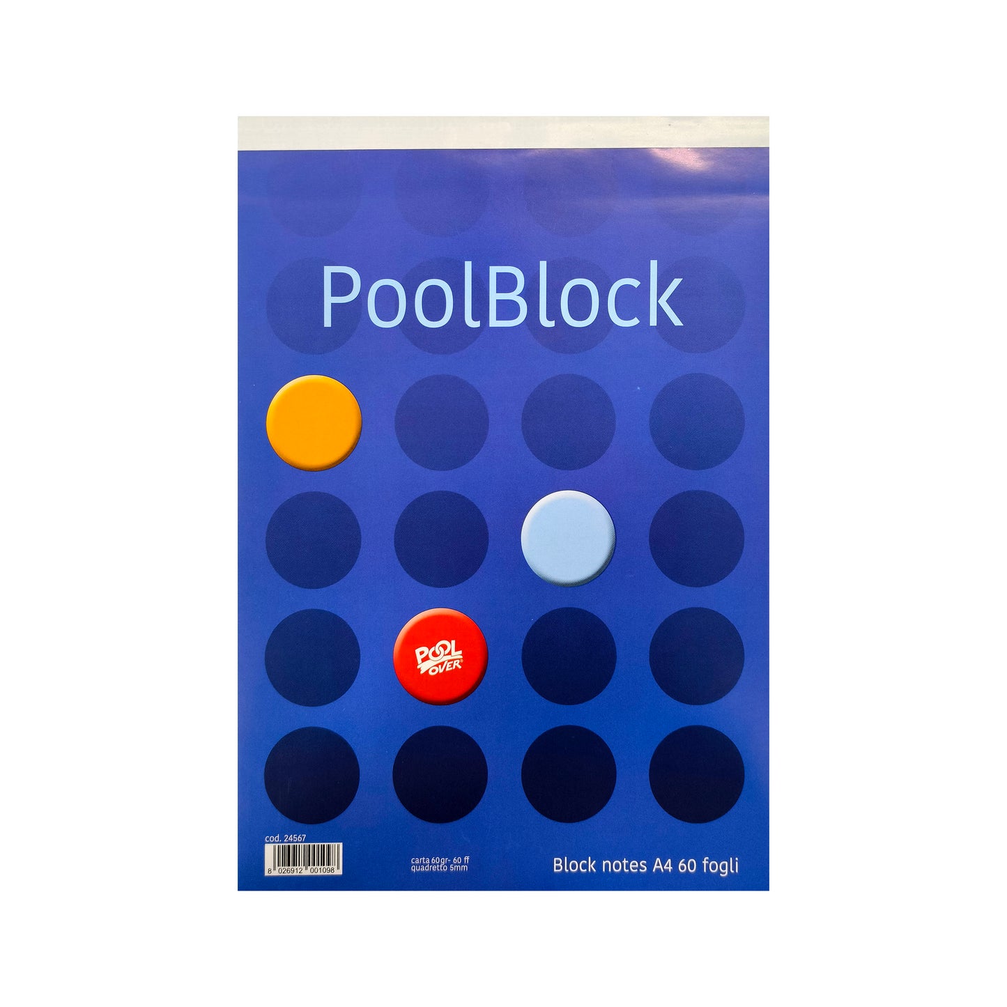 Pool block A4 quadretti