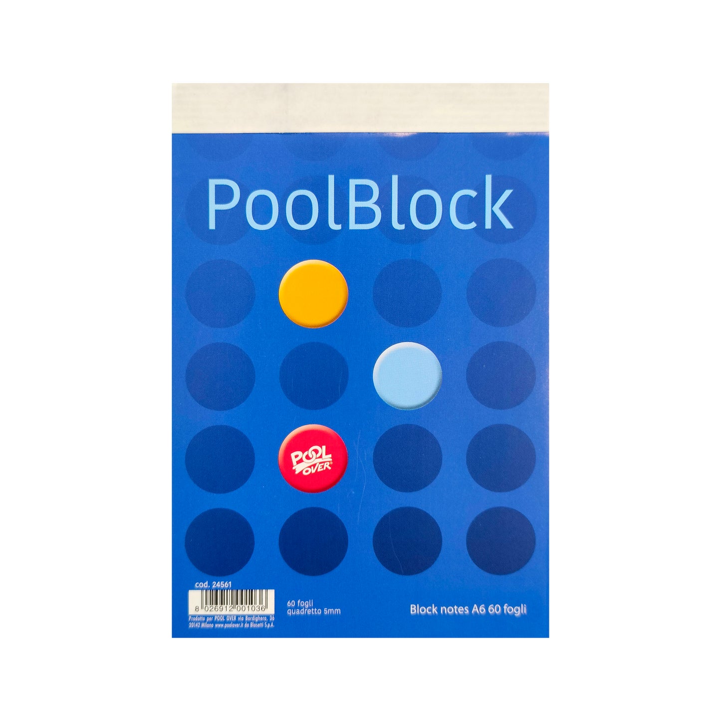 Pool block A6 quadretti