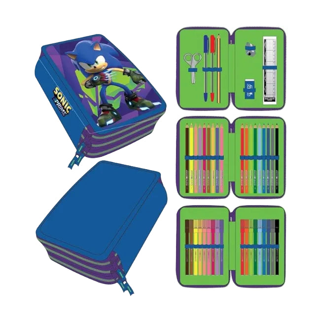 Astuccio 3 zip sonic prime