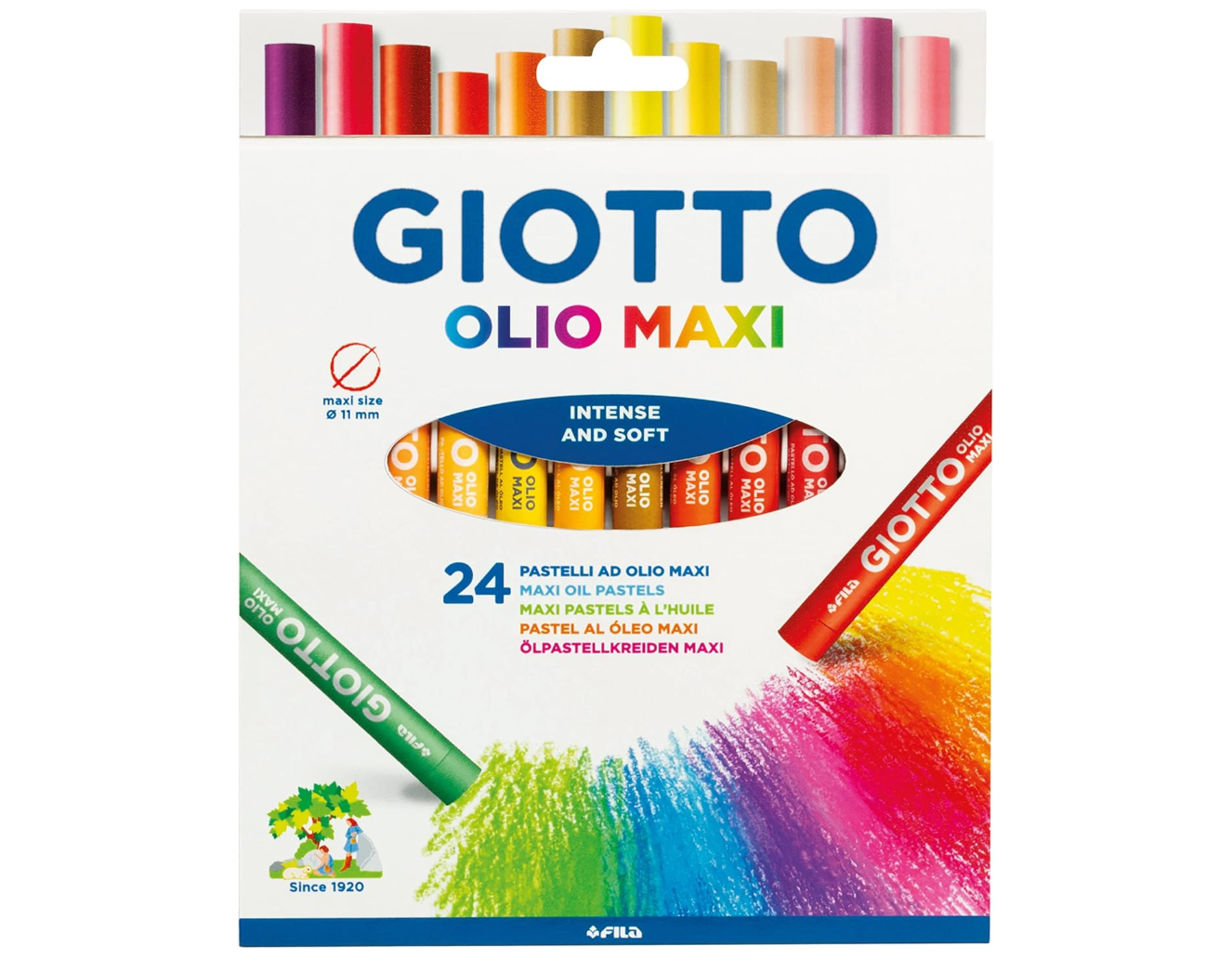 Colori ad olio giotto 24 maxi