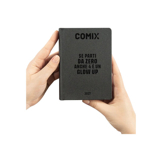 Diario Comix Mignon 16 Mesi 2026/2027 Charcoal