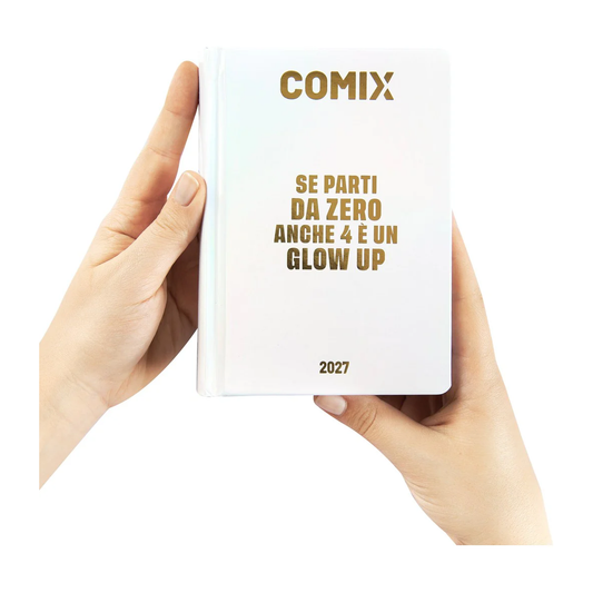 DIario Comix Mini 16 Mesi 2026/27 Holo White