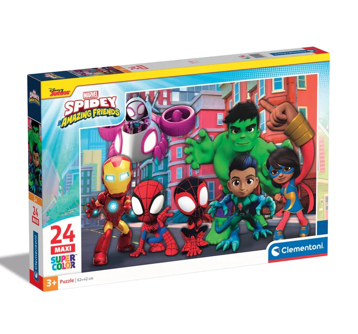 Puzzle Spidey Amazing Friends Clementoni 24 Pz Maxi