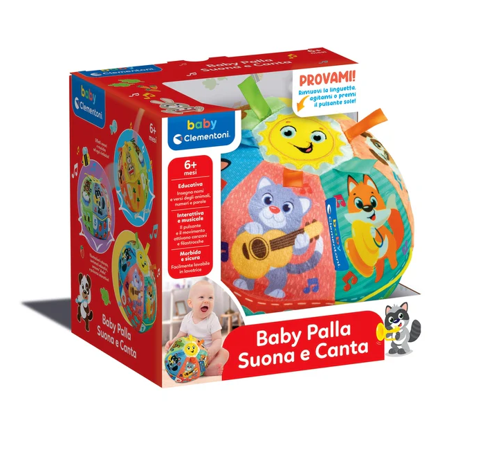 Baby Palla Suona e Canta Baby Clementoni