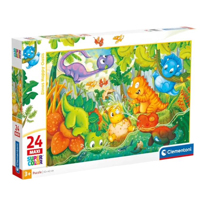 Puzzle Super Color Clementoni 24 Pz Maxi