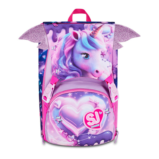Zaino + Astuccio SJ Seven Pixie Unicorn