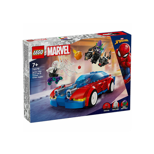 Lego Marvel 76279 Auto da Corsa di Spider-man e Venom Goblin