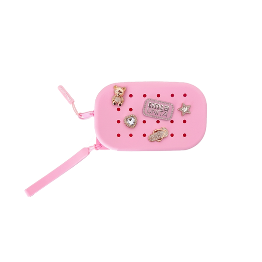 Pochette Round Pouch  Tinta Unita Click Click