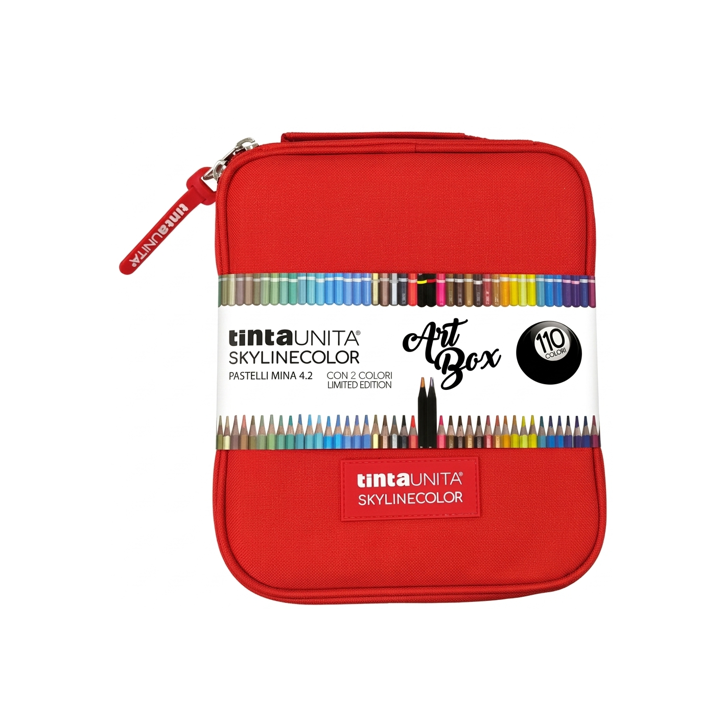 Astuccio 110 Colori Tinta Unita Skylinecolor Art Box