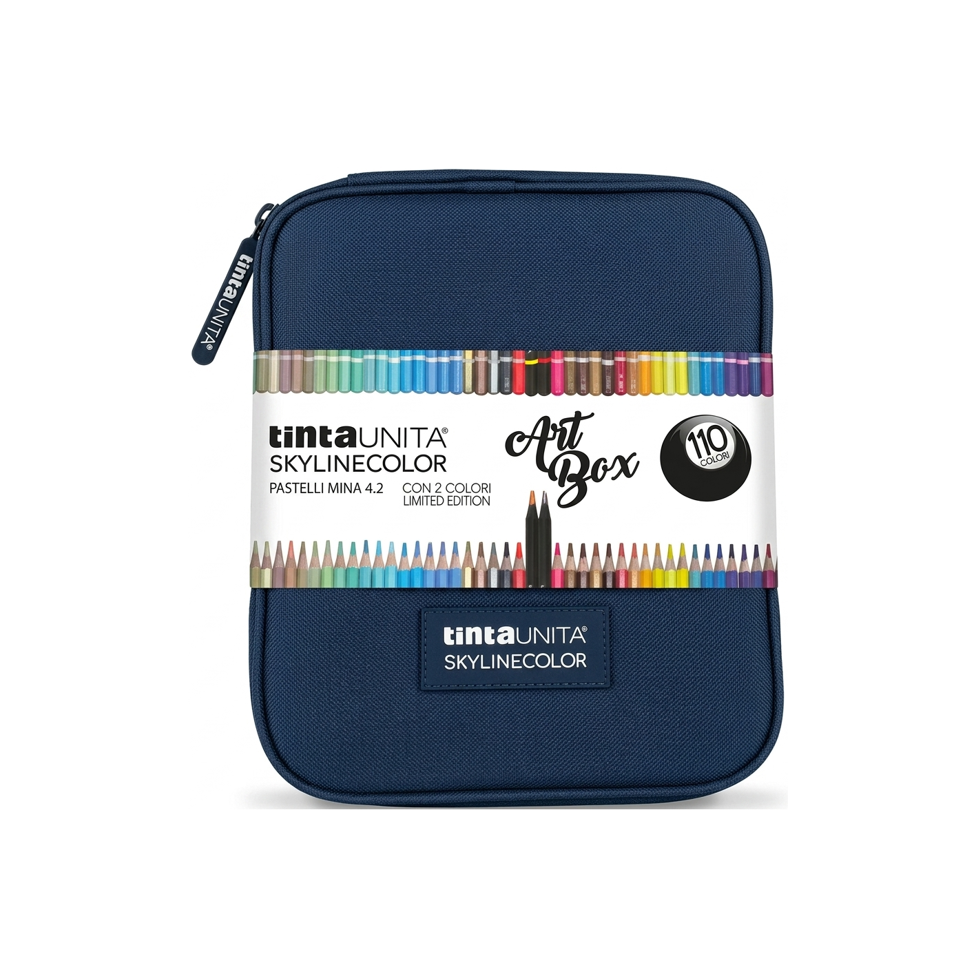 Astuccio 110 Colori Tinta Unita Skylinecolor Art Box
