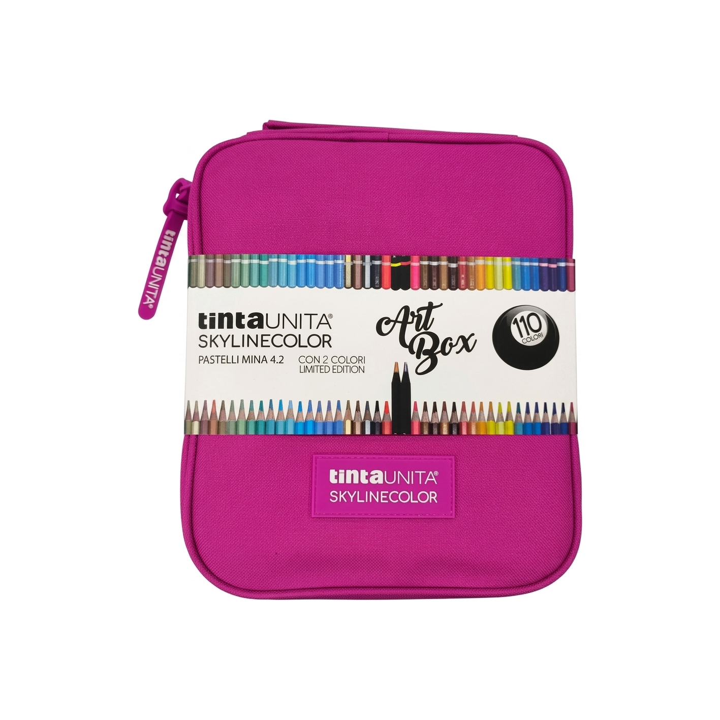 Astuccio 110 Colori Tinta Unita Skylinecolor Art Box