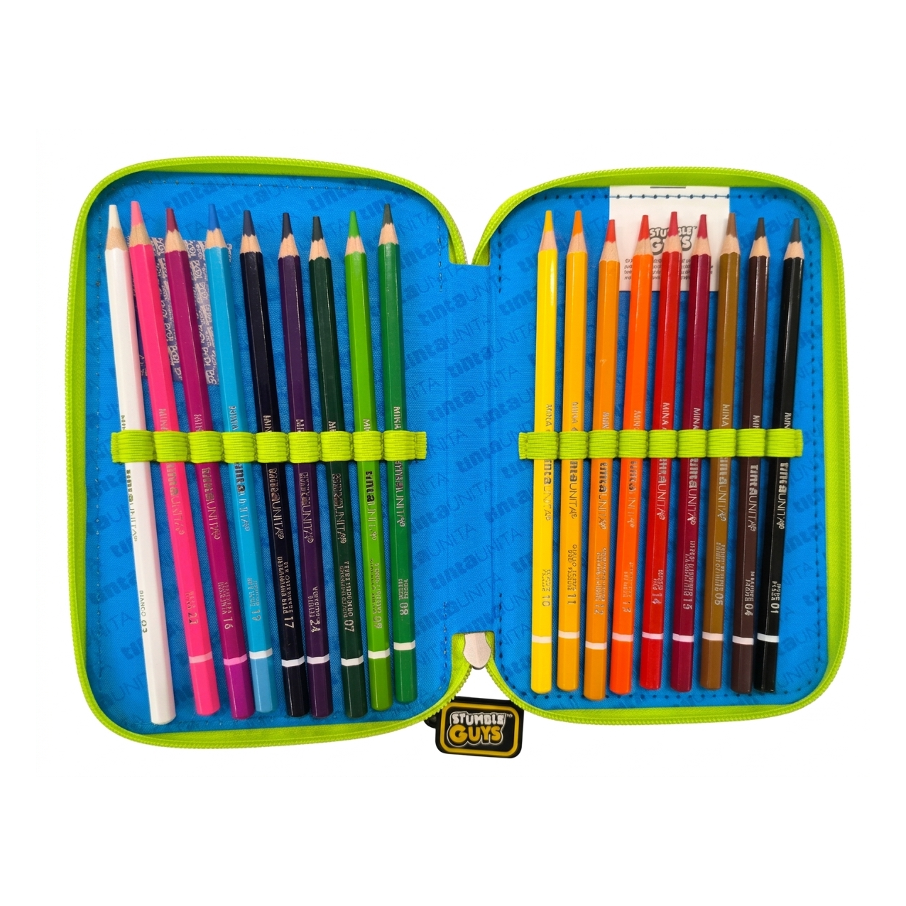 Astuccio Stumble Guys Champion Tinta Unita 3 zip