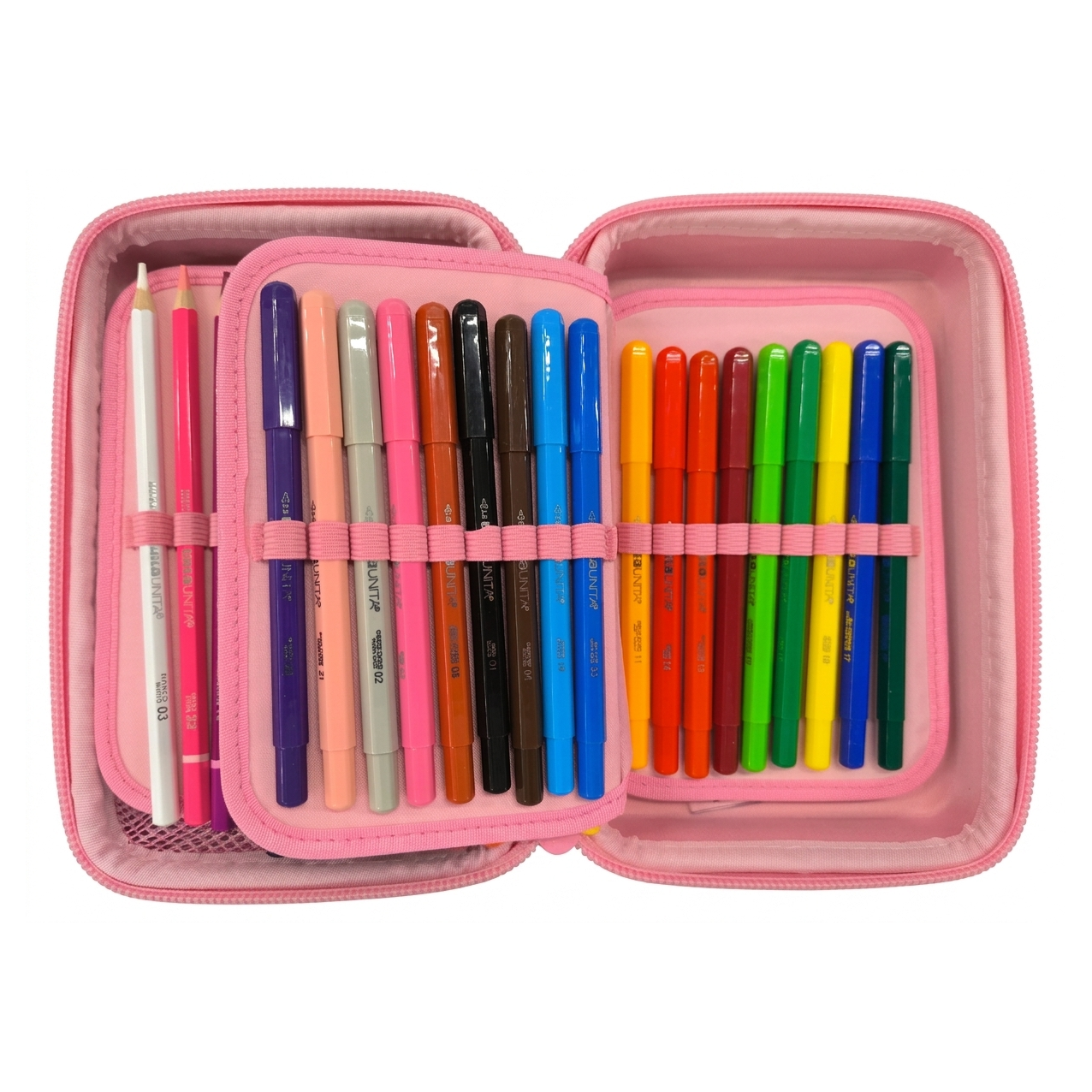 Astuccio Glamour Tinta Unita One Time 1 Zip Rosa