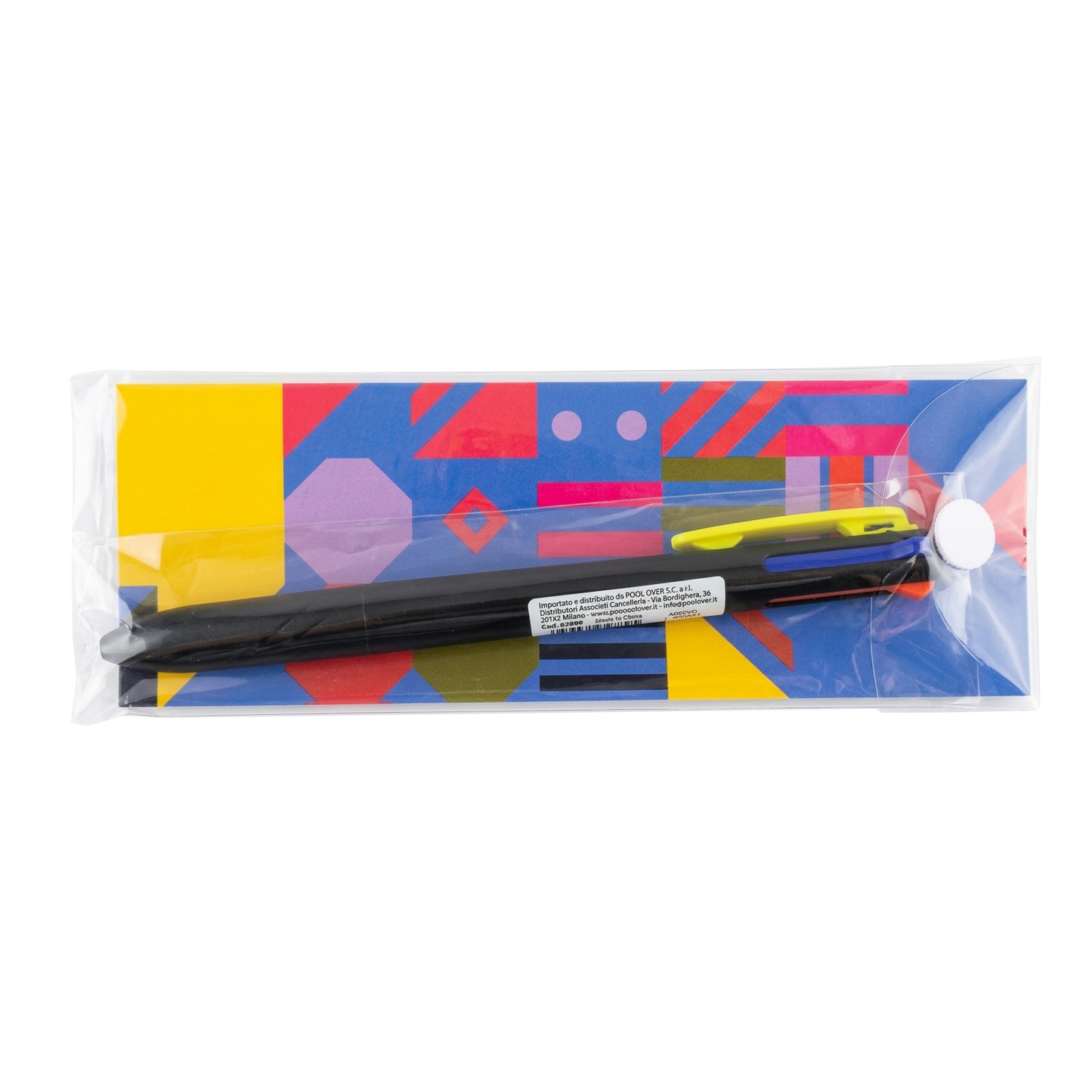 Zaino Dream Cross + Astuccio Ovale Tinta Unita Lilla + Penna 4 Colori