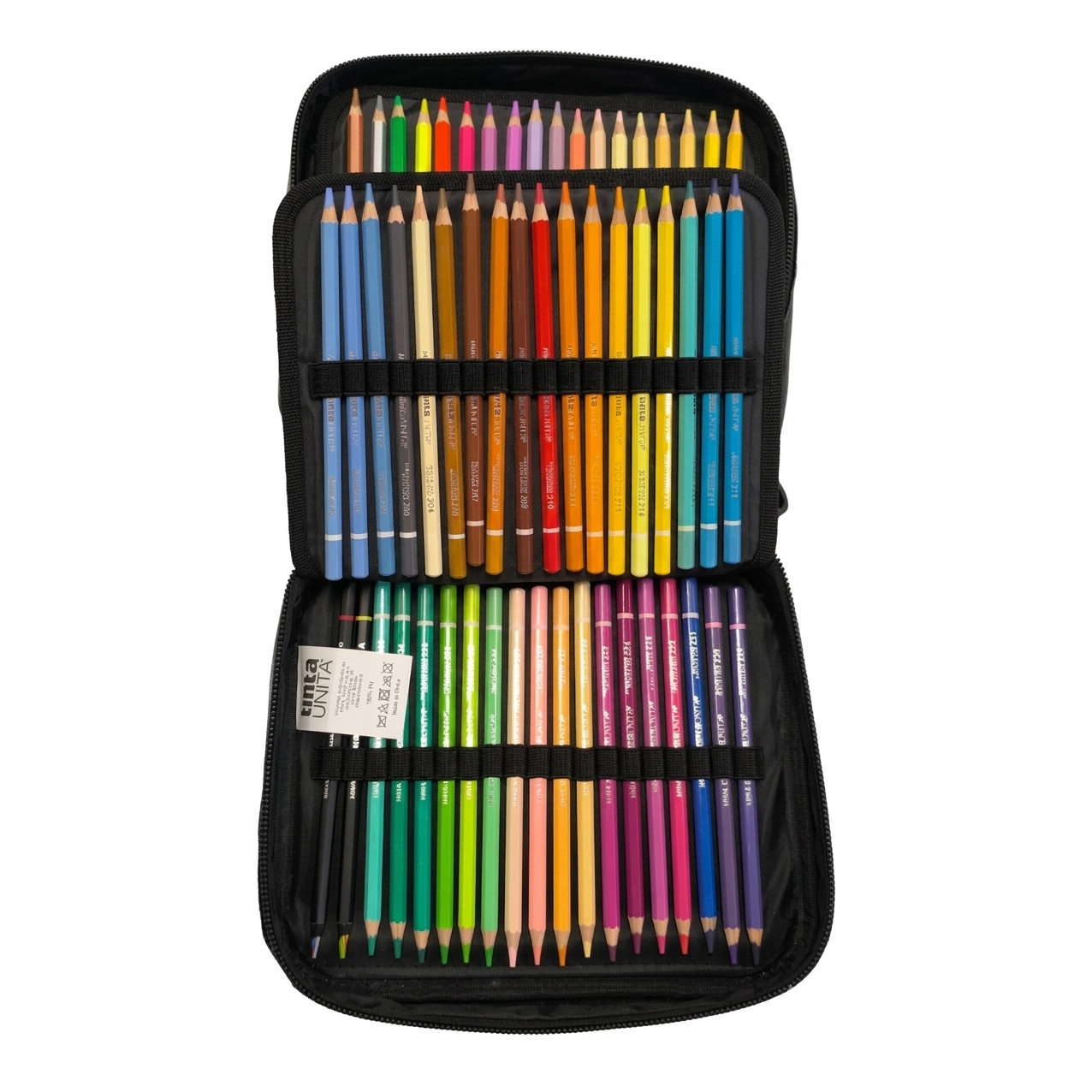 Astuccio 110 Colori Tinta Unita Skylinecolor Art Box Nero Brillantinato