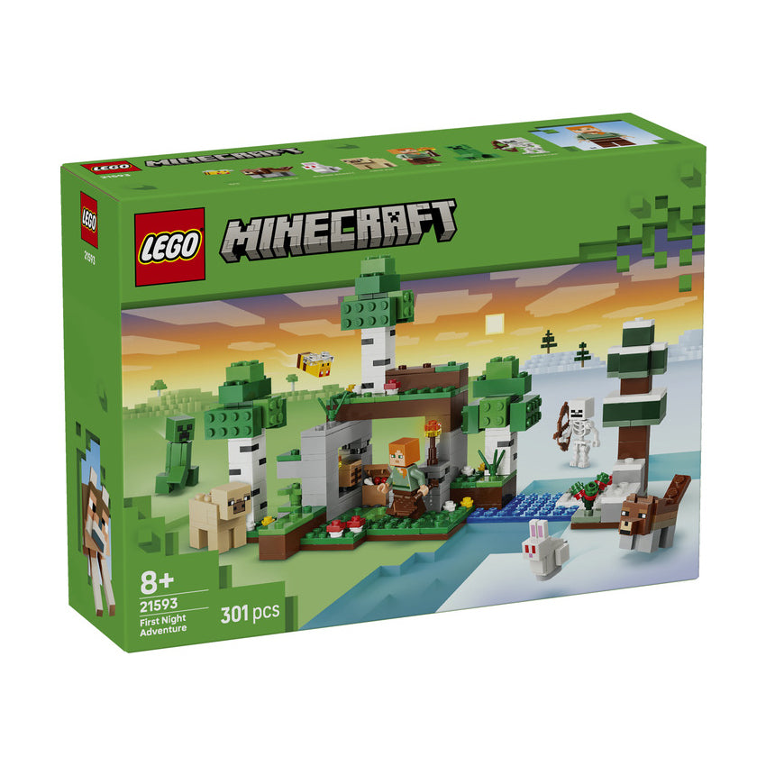 Lego  Minecraft 21593 Avventura della prima notte