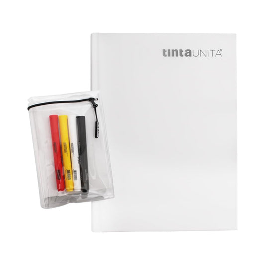 Diario Tinta Unita 2027 16 Mesi Bianco