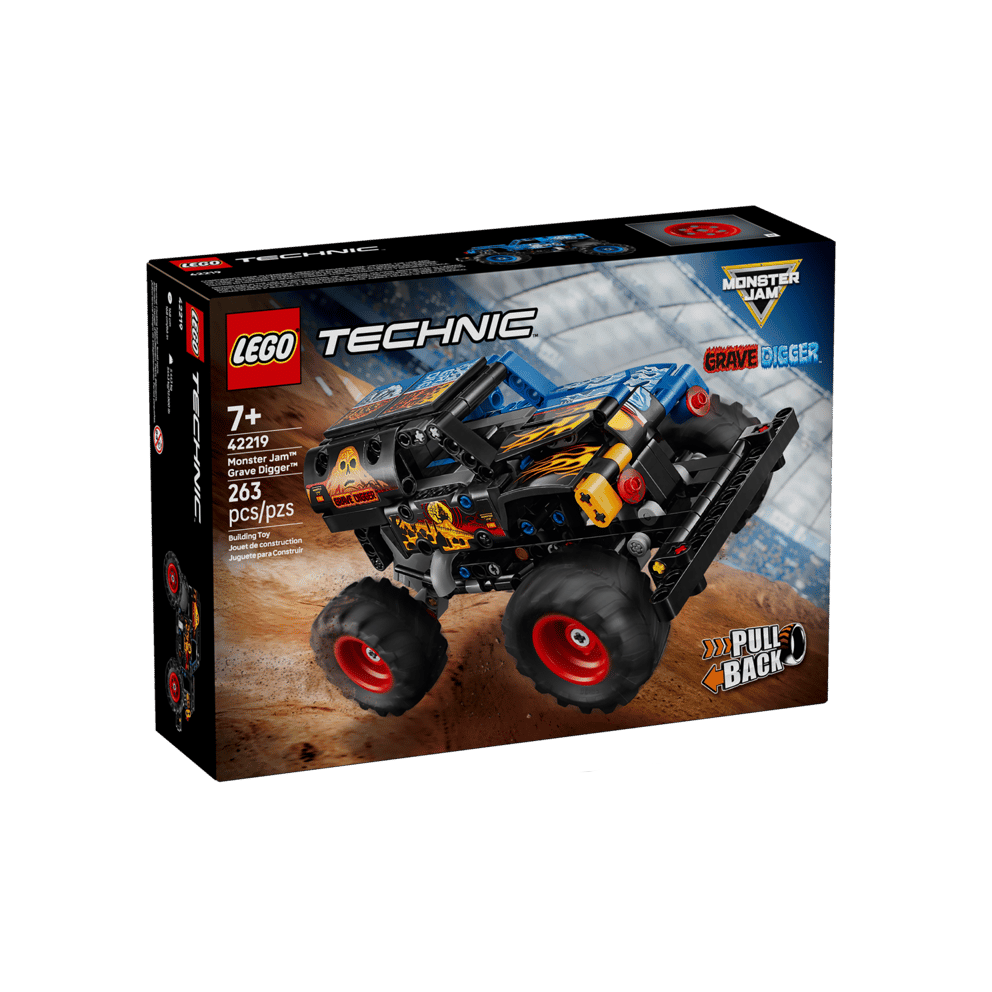 Lego Technic 42219 Monster Jam Grave Digger Fuoco e Ghiaccio