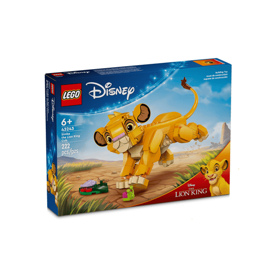 Lego Disney 43243 Simba, il Cucciolo del Re Leone