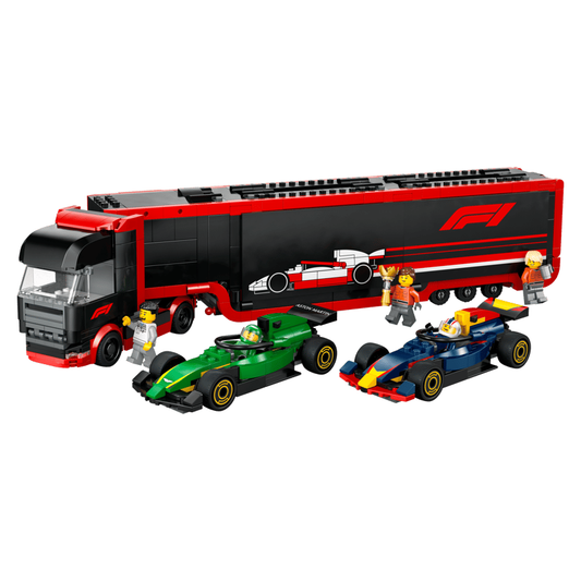 Lego City F1 60445 Autotrasportatore F1 con Monoposto RB20 e AMR24
