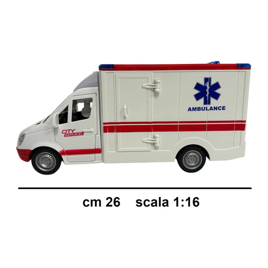 Ambulanza Toys Garden con Luci e Suoni