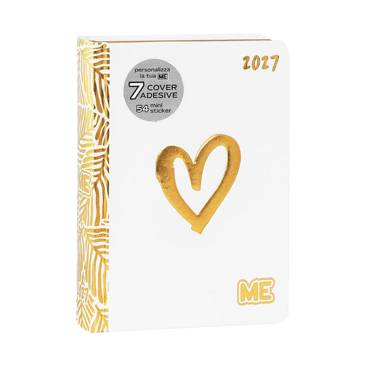 Diario Me My Evolution 16 Mesi 2026/27 Bianco Oro