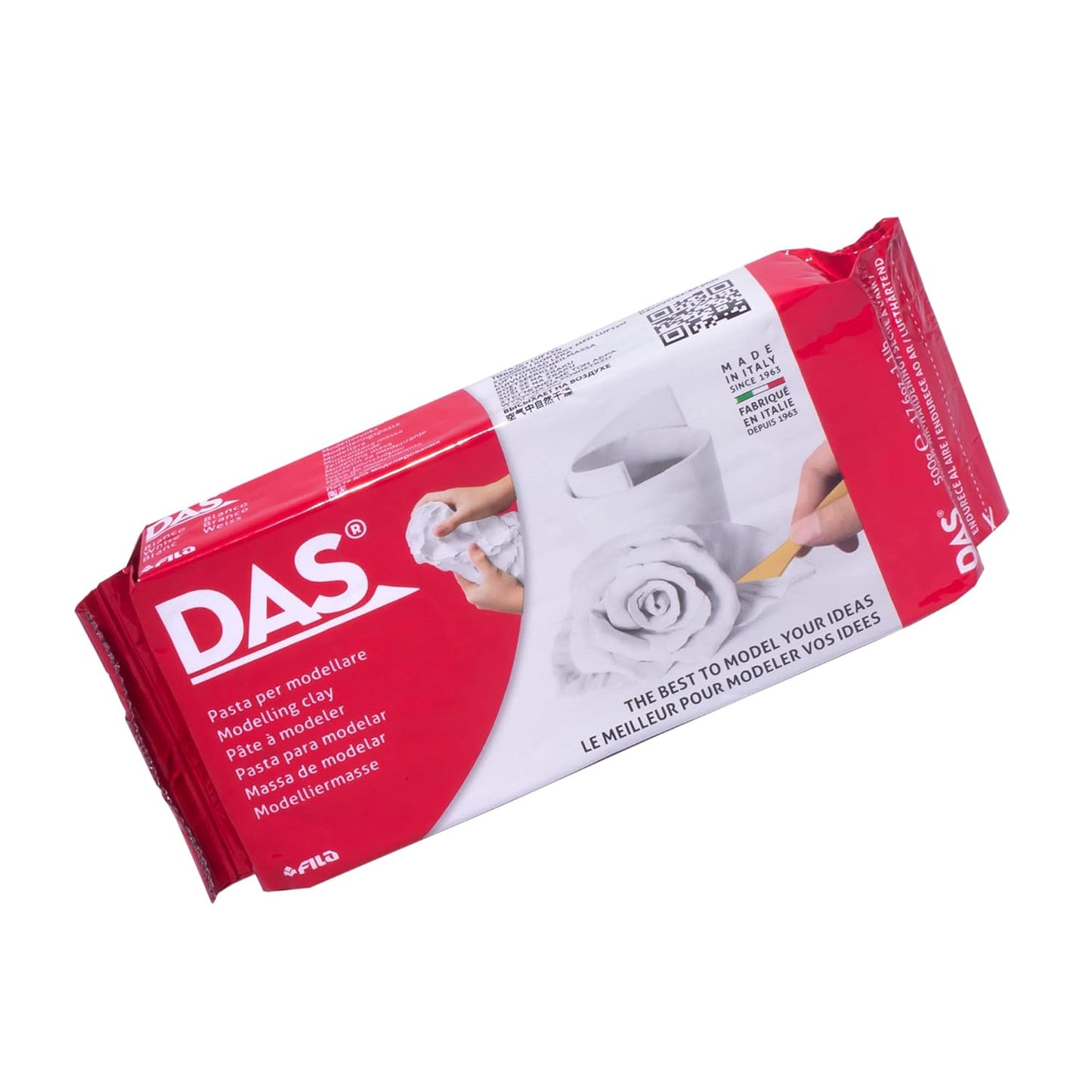 DAS Argilla Modellabile Bianco