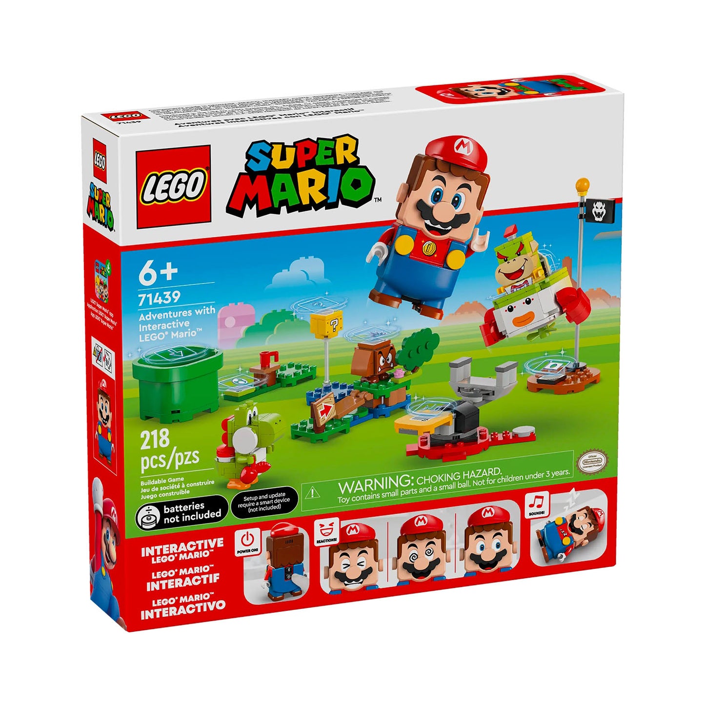 Lego Super Mario 71439 Avventure di Lego Mario Interattivo