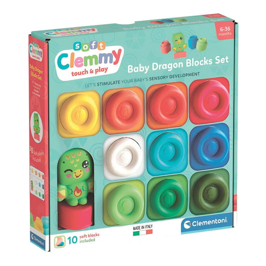 Clemmy Baby Dragon Blocks Set Clementoni
