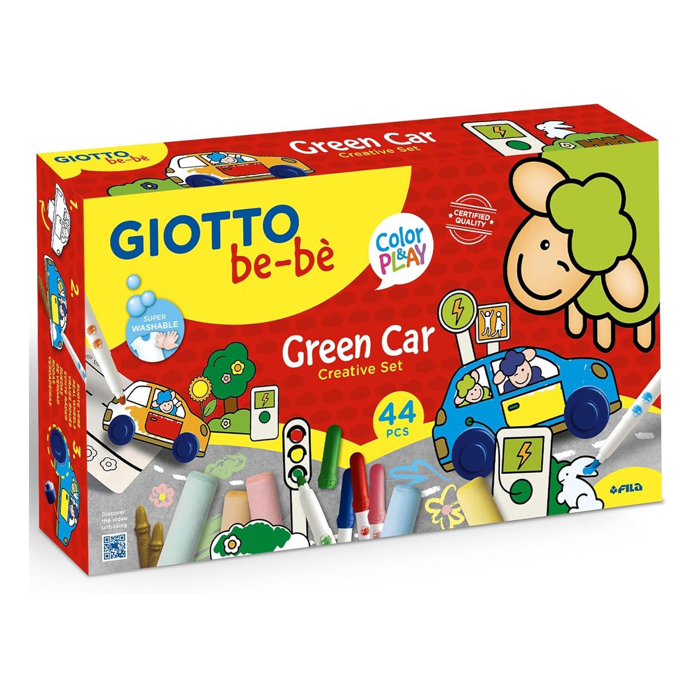 Giotto Bebè Green Car Creative Set