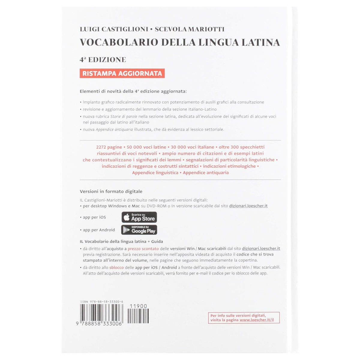 Vocabolario della Lingua Latina