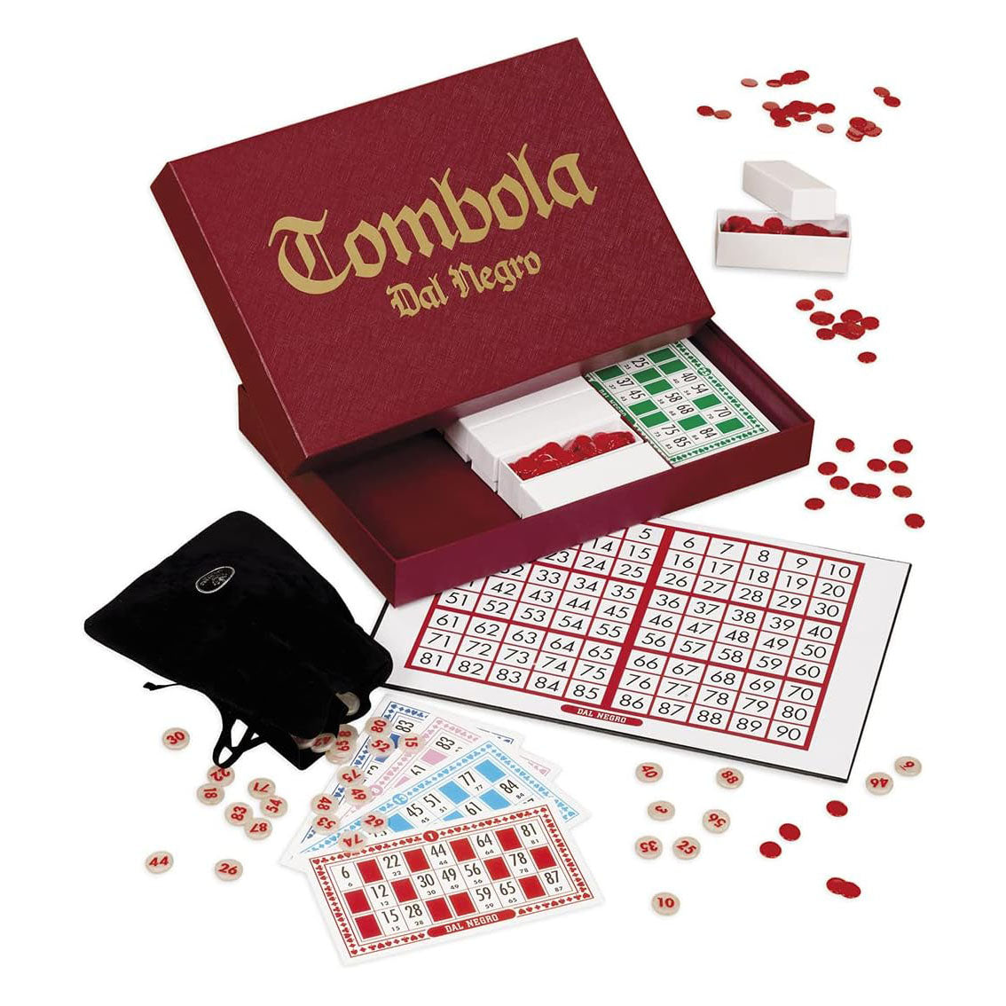 Gioco da Tavolo Tombola dal Negro 48 Cartelle