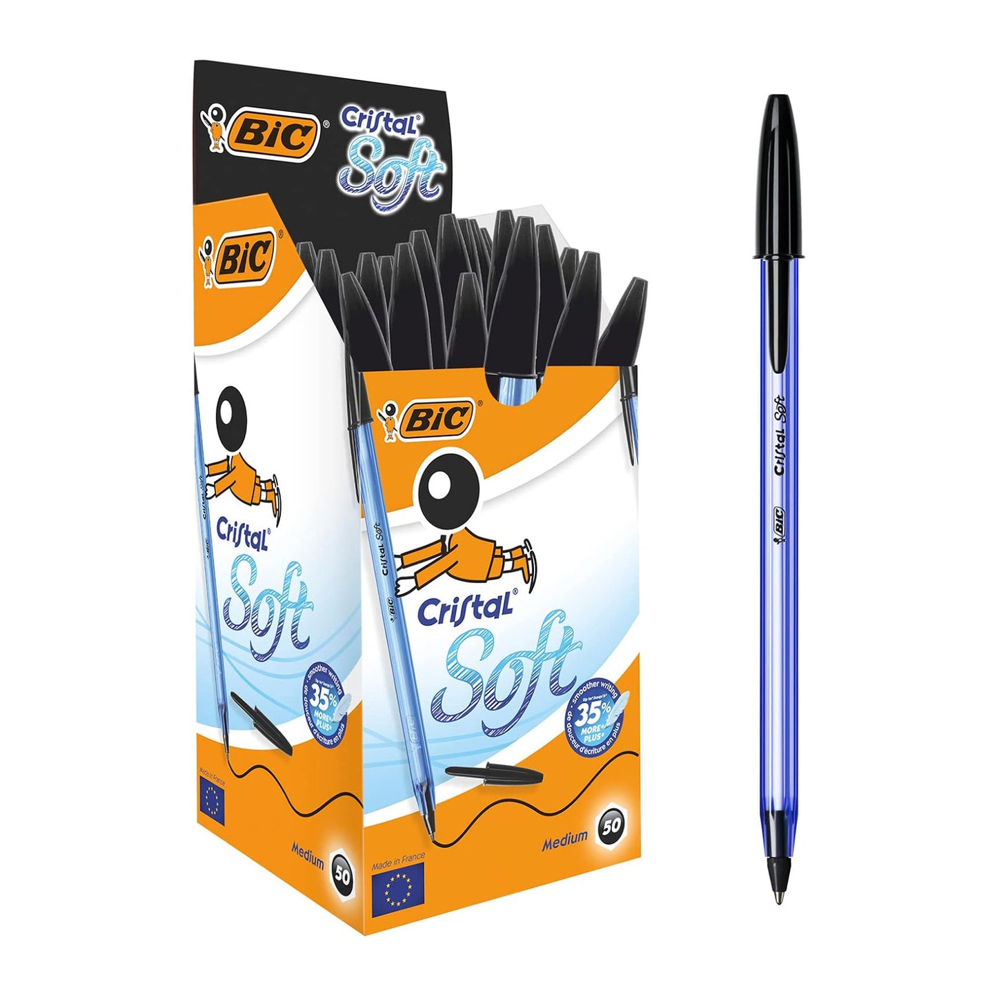 Bic Cristal Soft Pacco da 50 pz