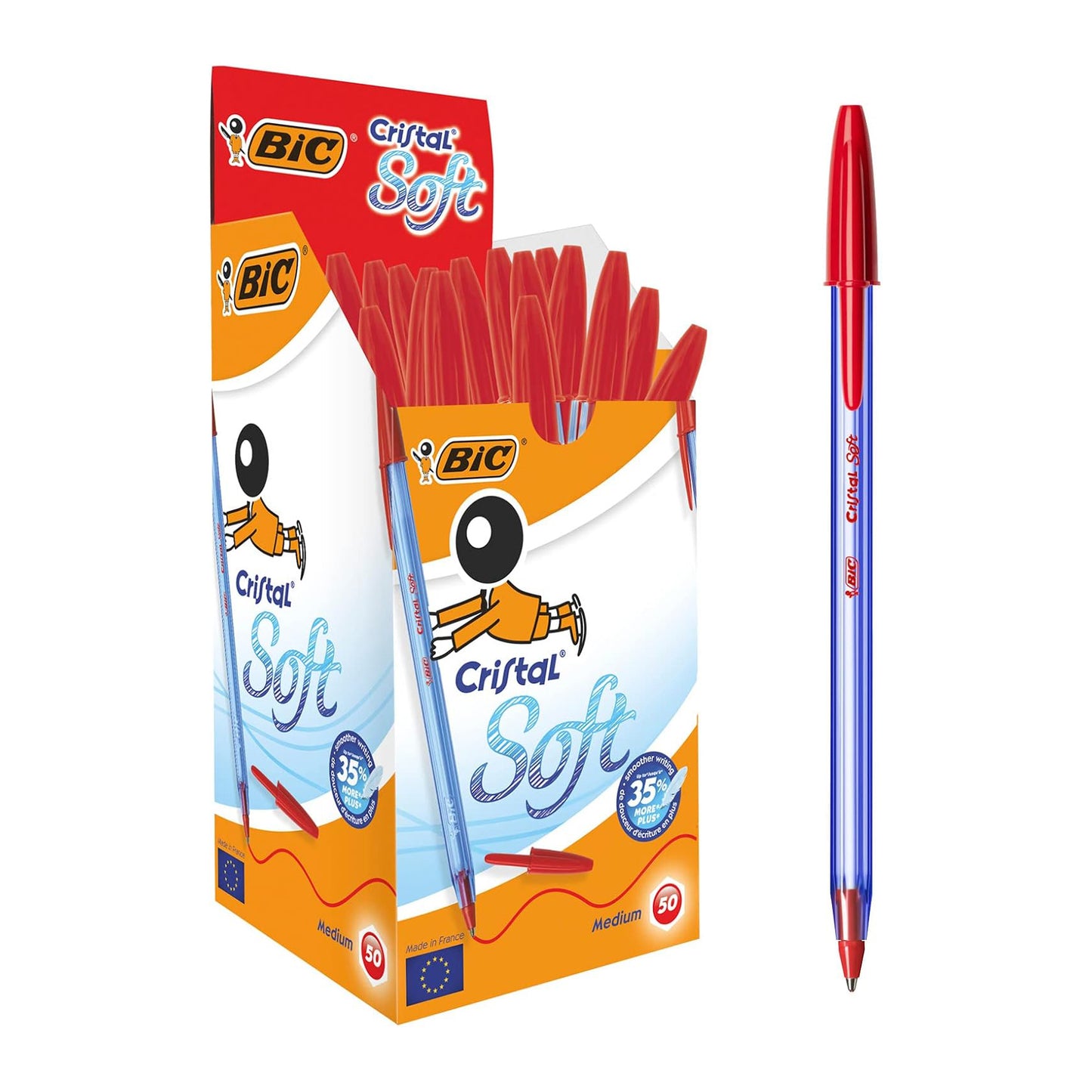 Bic Cristal Soft Pacco da 50 pz