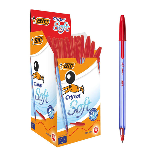 Bic Cristal Soft Pacco da 50 pz