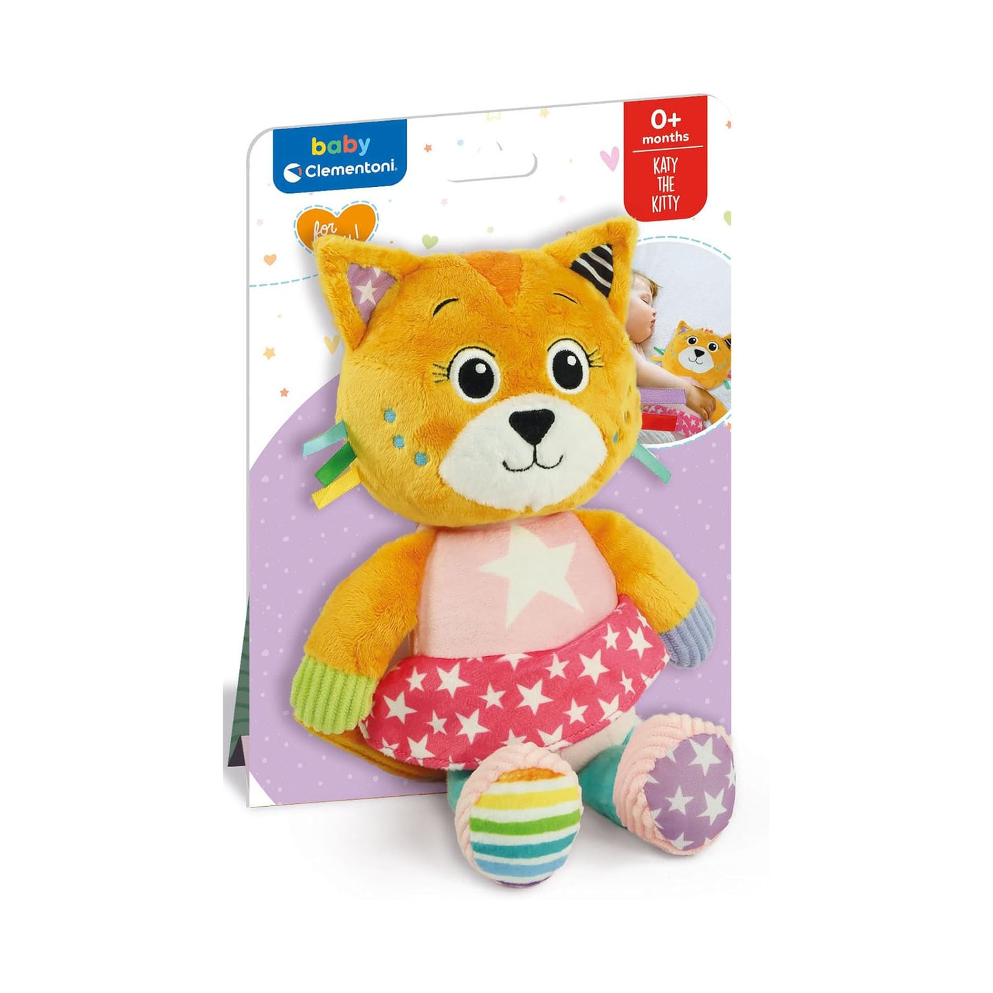 Katy The Kitty Peluche Baby Clementoni