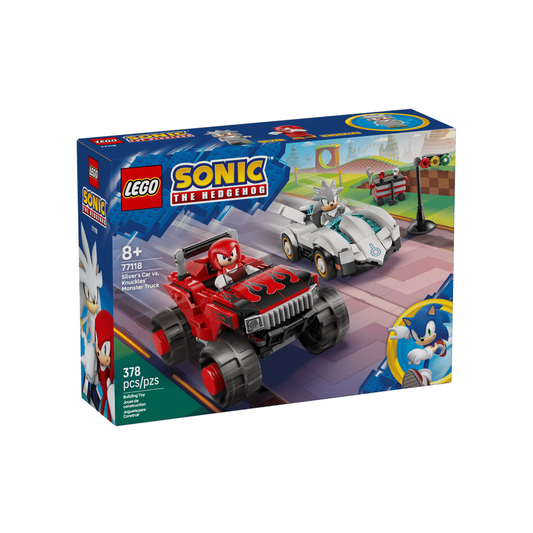 Lego Sonic 77118 Auto di Silver vs Monster Truck di Knuckles