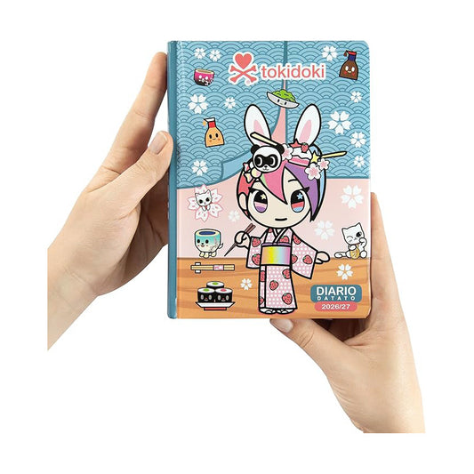Diario Tokidoki 12 Mesi 2026/27 Azzurro