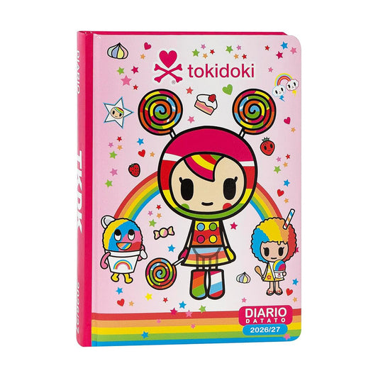 Diario Tokidoki 12 Mesi 2026/27 Fucsia