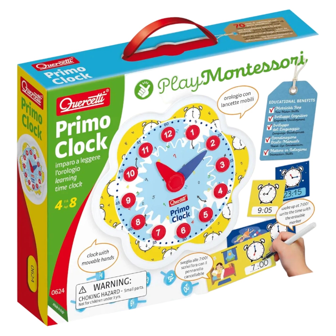 Quercetti Primo Clock 0624