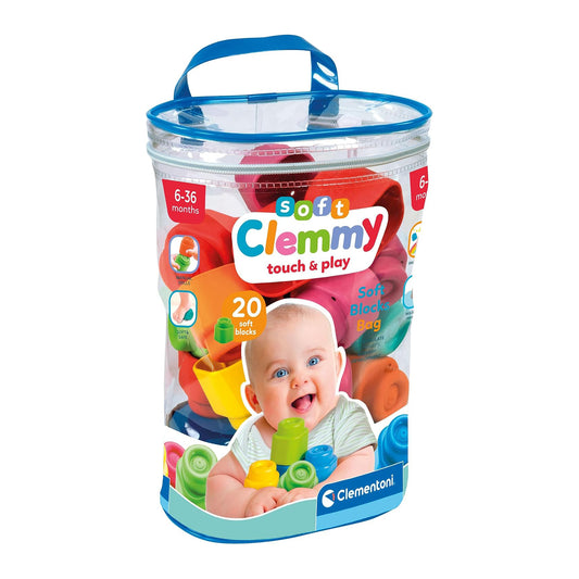 Clemmy 2o Soft Blocks Set Clementoni