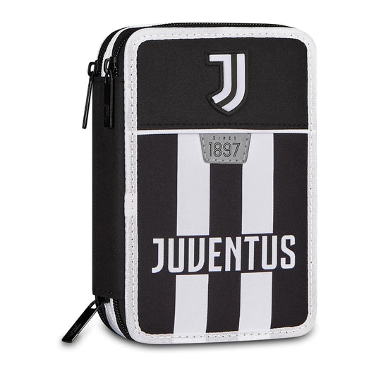 Astuccio Juventus 3 zip Seven